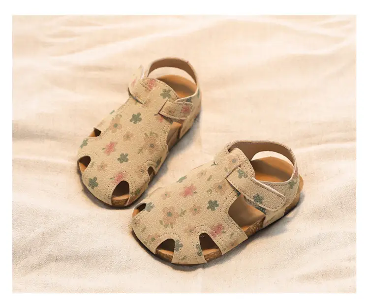 2025 New Summer Girls Sandals Suede Leather Cute Baby Shoes — feature 8