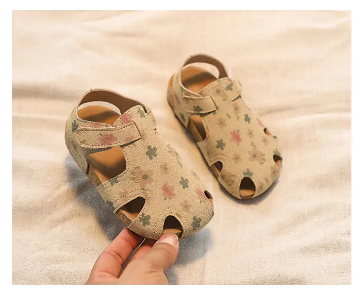 2025 New Summer Girls Sandals Suede Leather Cute Baby Shoes — feature 9