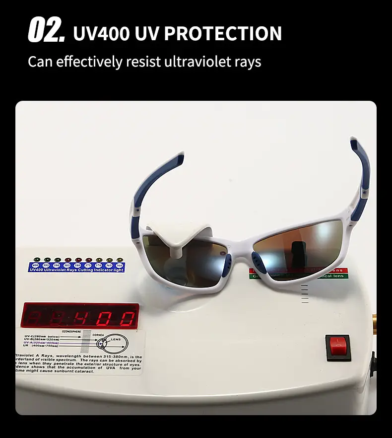 Men Windproof Sunglasses Black Cycling Fishing Outdoor — feature 11
