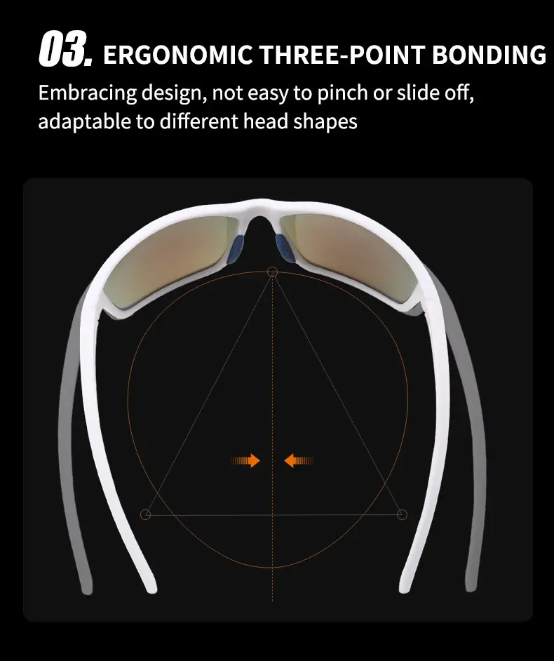 Men Windproof Sunglasses Black Cycling Fishing Outdoor — feature 12