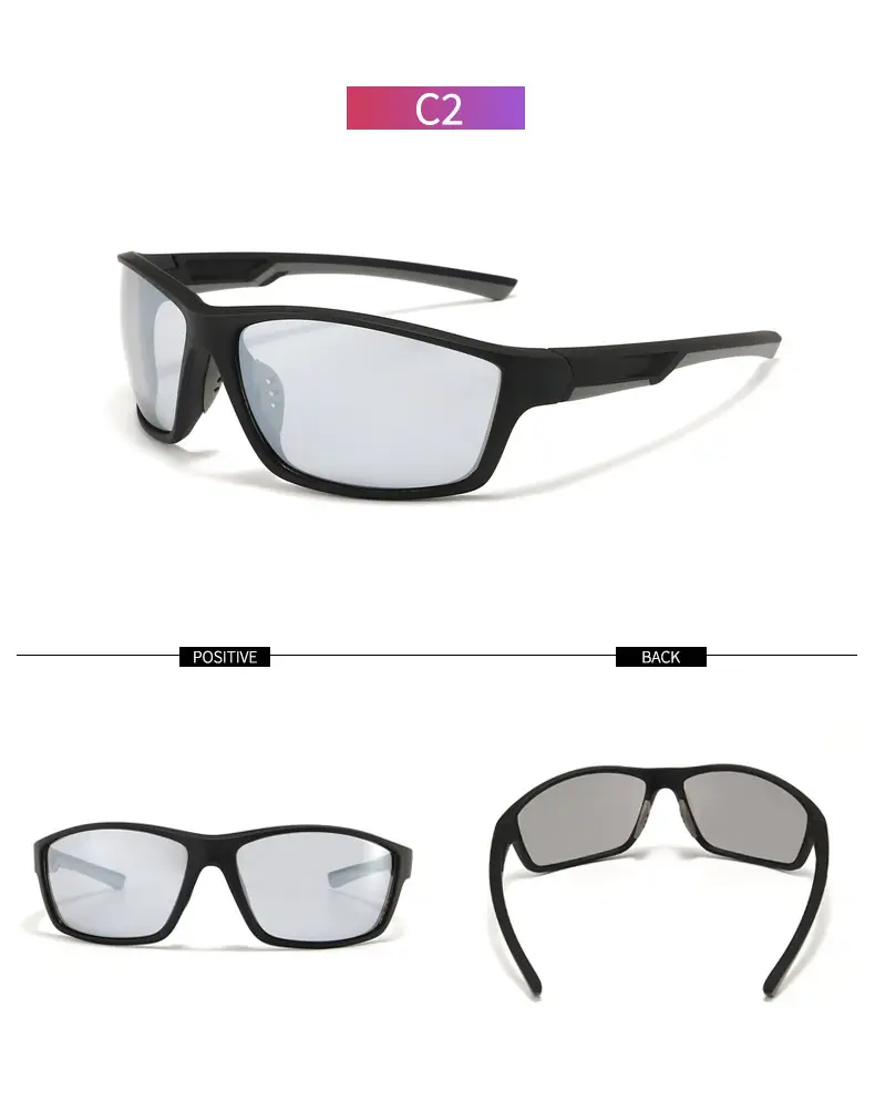 Men Windproof Sunglasses Black Cycling Fishing Outdoor — feature 16