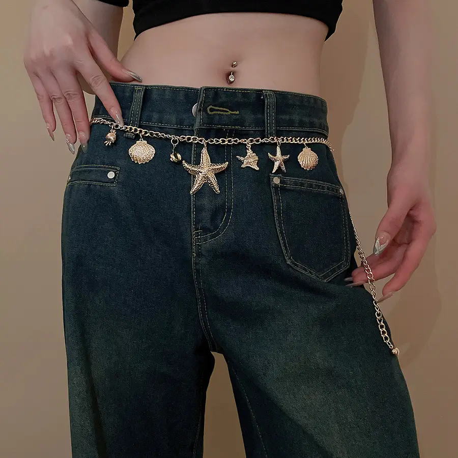 Bohemian Wooden Beads Waist Chain Belt — feature 22