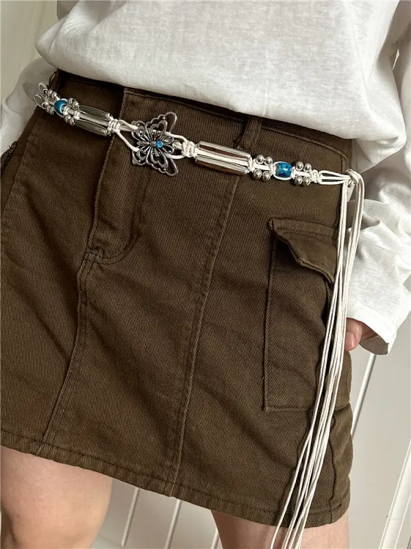 Bohemian Wooden Beads Waist Chain Belt — feature 27