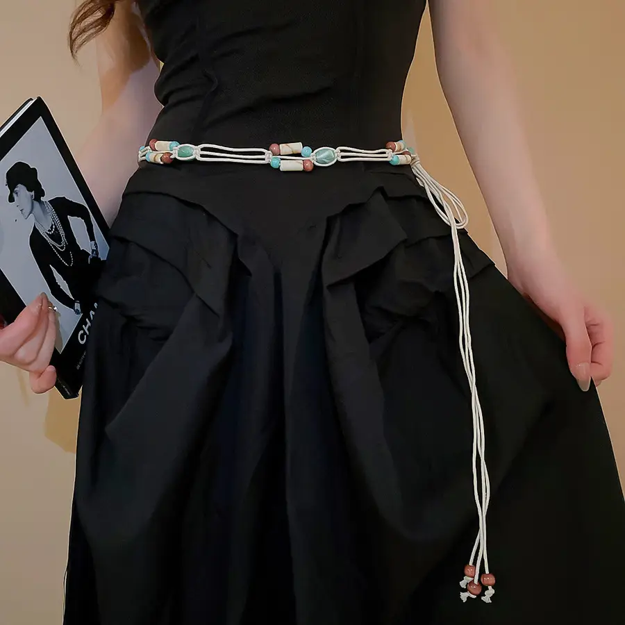 Bohemian Wooden Beads Waist Chain Belt - Image 8