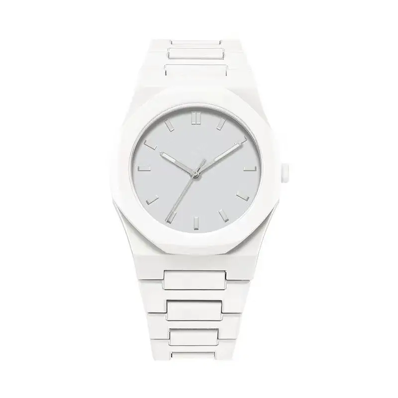 Black Plastic Men's Wristwatch with Large Dial - Image 2
