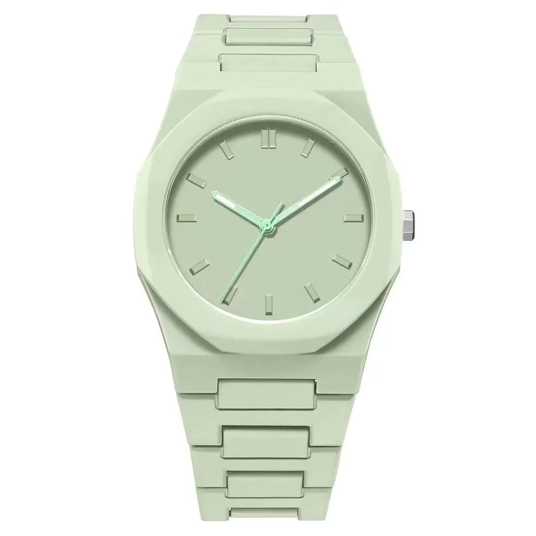 Black Plastic Men's Wristwatch with Large Dial - Image 6
