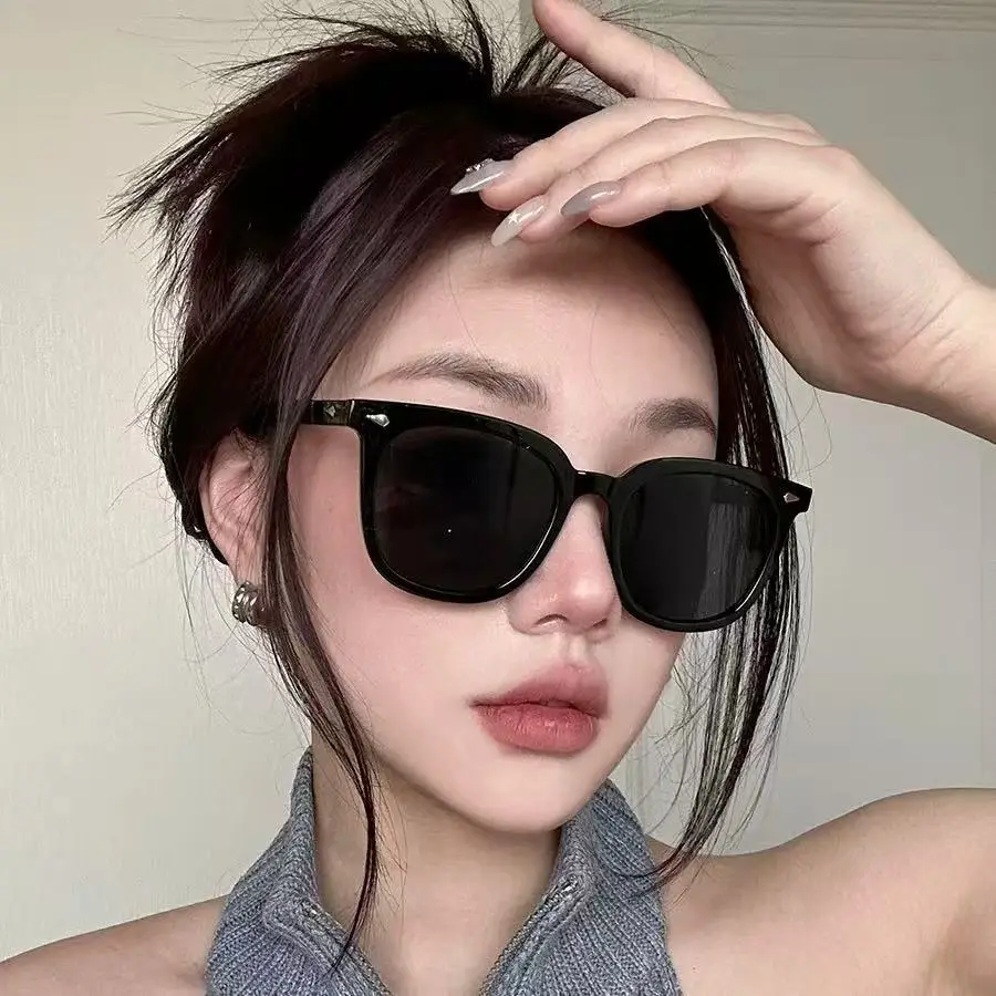 2025 Anti-UV Sunglasses Black Frame Women - Image 13