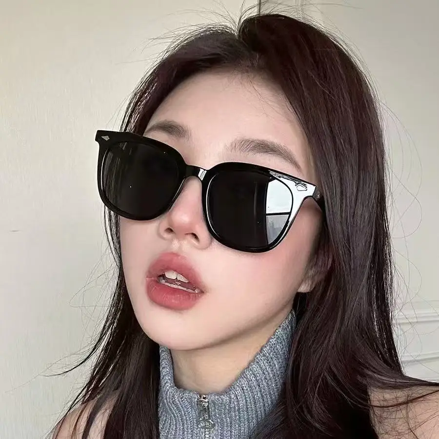 2025 Anti-UV Sunglasses Black Frame Women - Image 15
