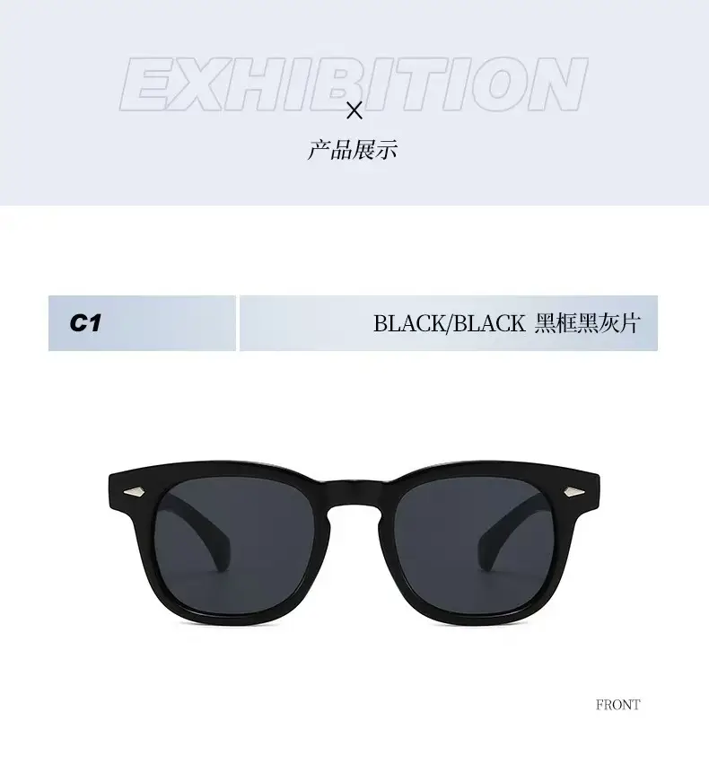 2025 Anti-UV Sunglasses Black Frame Women — feature 14