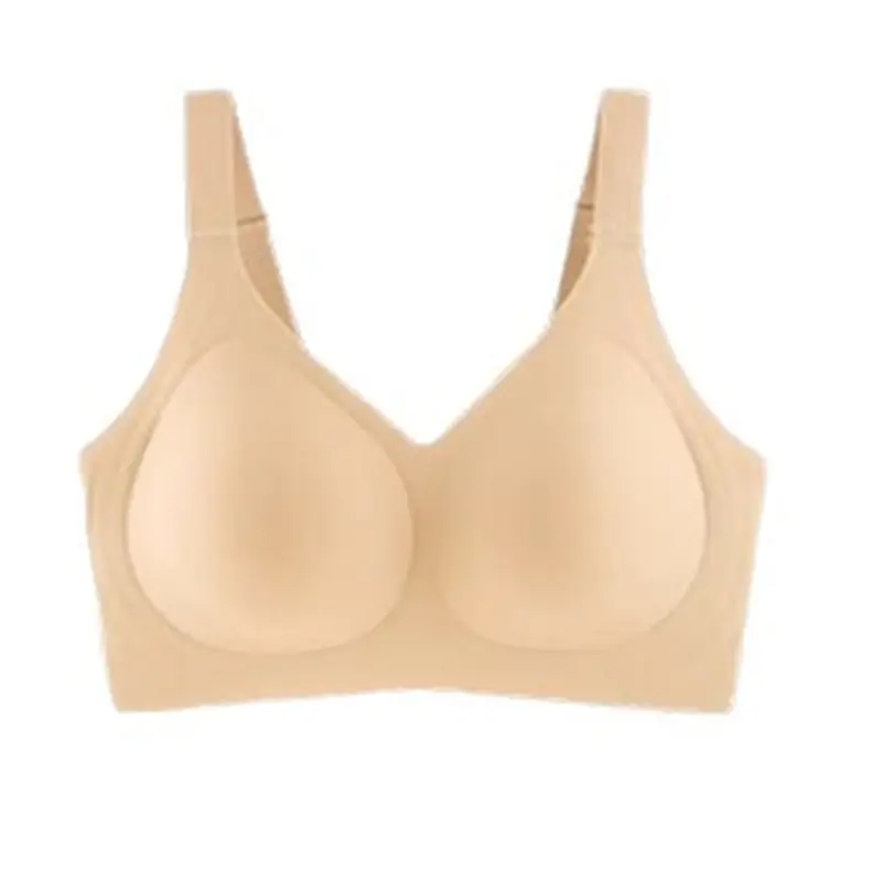 Large Bust Minimizing Seamless Bra for Women, Full Cup, Summer Thin Style, Lift and Anti-Sagging, Side Breast Collection, Plus Size Shaping Bra