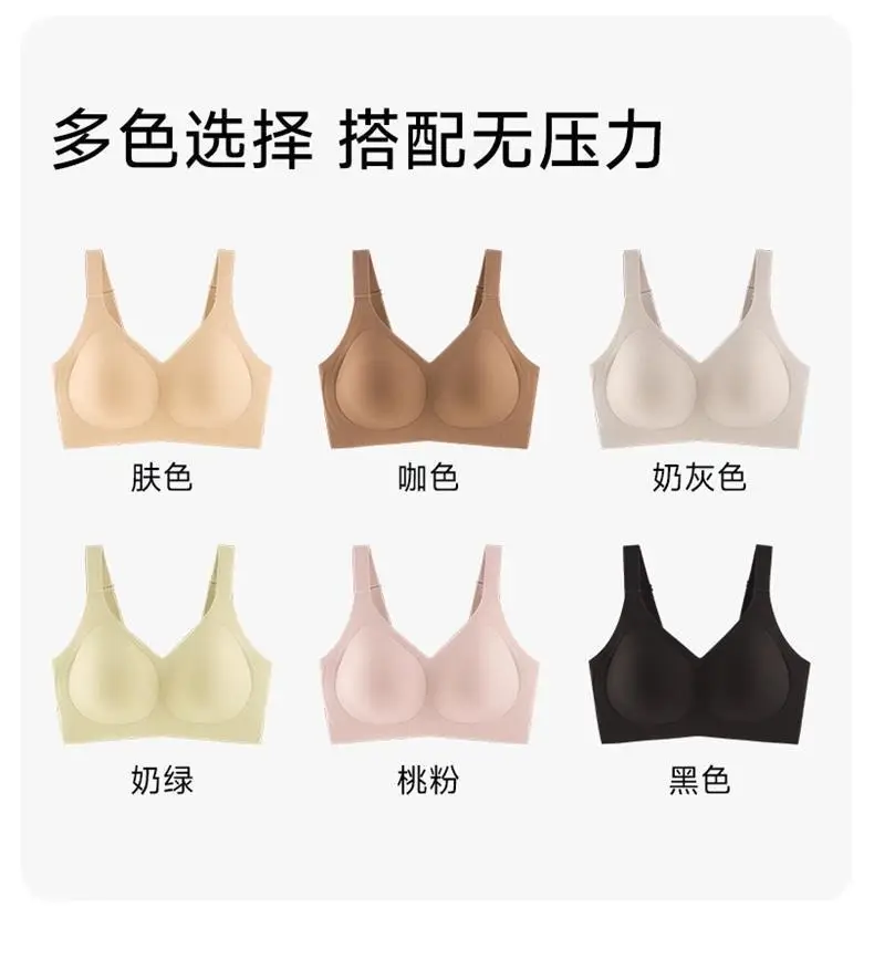 Large Bust Minimizing Seamless Bra for Women, Full Cup, Summer Thin Style, Lift and Anti-Sagging, Side Breast Collection, Plus Size Shaping Bra — feature 21