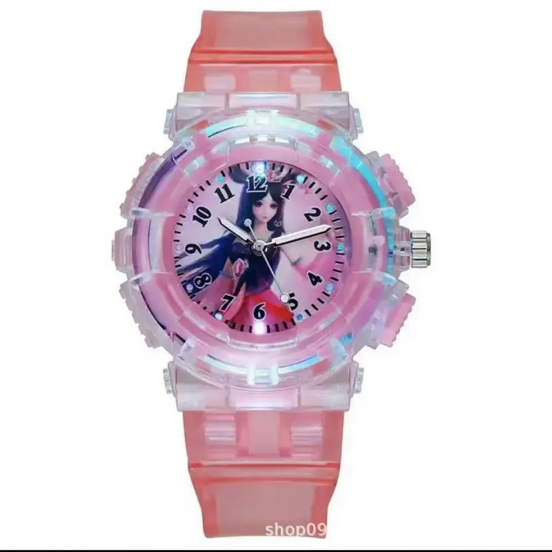 Elsa Ice Princess Kids Watch Blue Transparent - Image 7