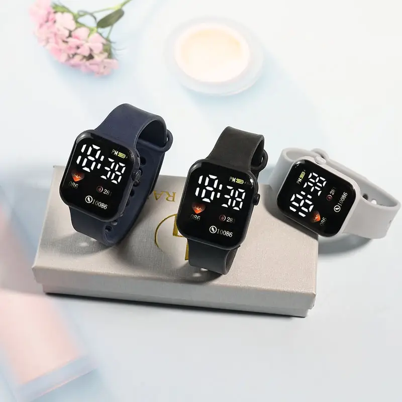 Y1 Heart-Shaped Digital Watch White LED Timer - Image 11