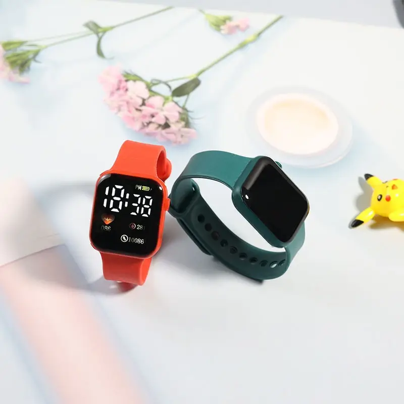 Y1 Heart-Shaped Digital Watch White LED Timer - Image 12