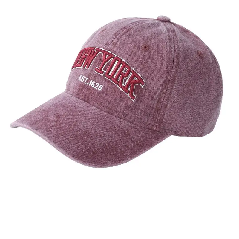 American Retro Denim Cap with Letter Embroidery - Image 14