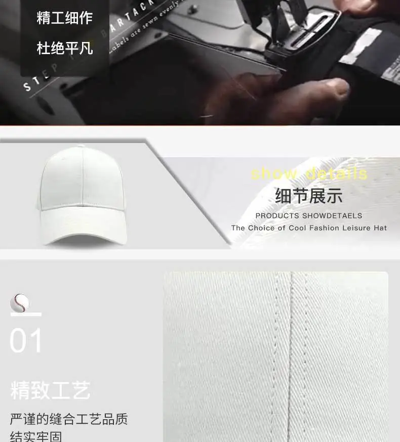 Women's Navy Blue Beaded Baseball Cap Autumn Winter — feature 9