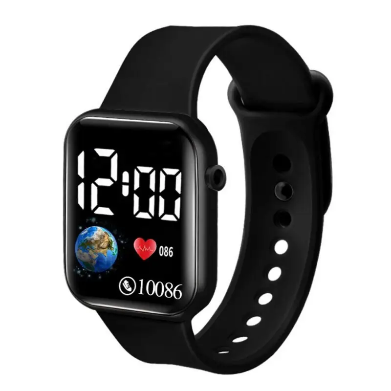Smart Watch with Earth LED Display & 100086 Steps - Image 2