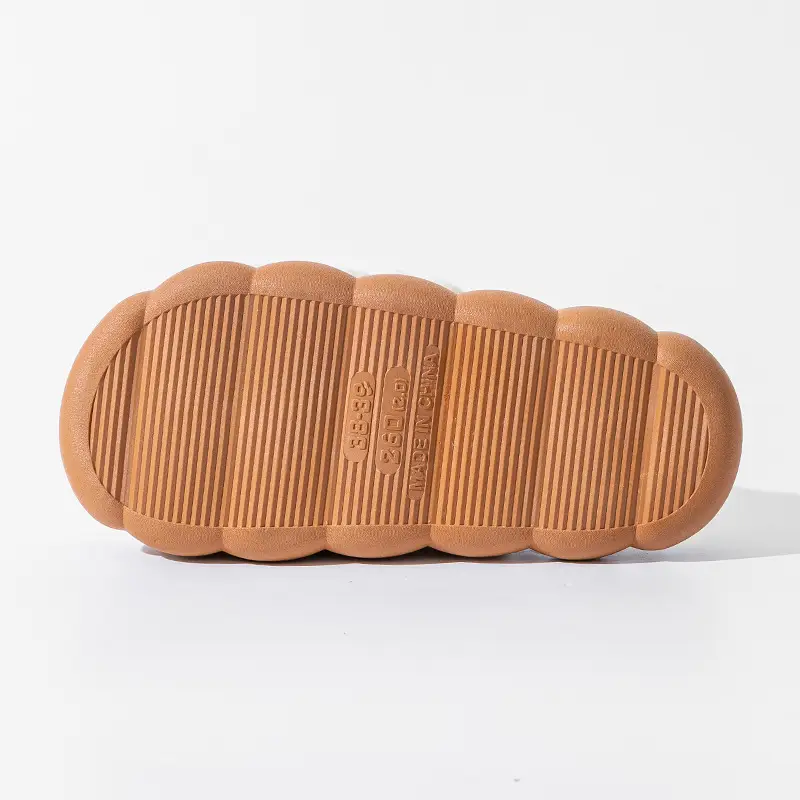 Sweet Bow Cotton Slippers for Women in Autumn and Winter Indoor Home Use Dormitory Plus Plush Thick-Soled Warm Confinement Slippers - Image 8
