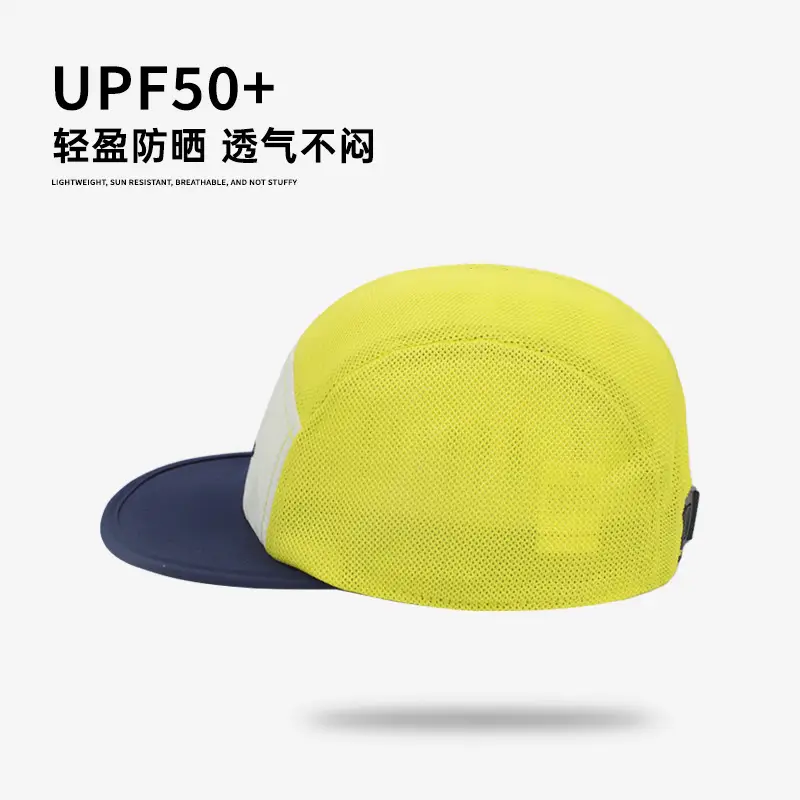 Women's Grey Mesh Baseball Cap with Blue Trim - Image 7