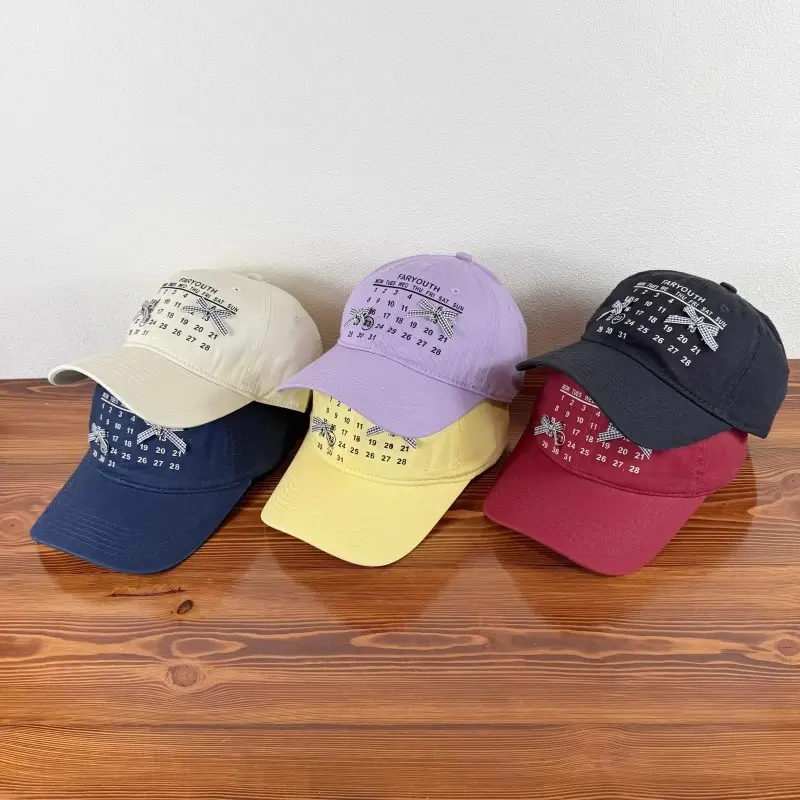 Black Korean Style Butterfly Digital Cap for Women - Image 9
