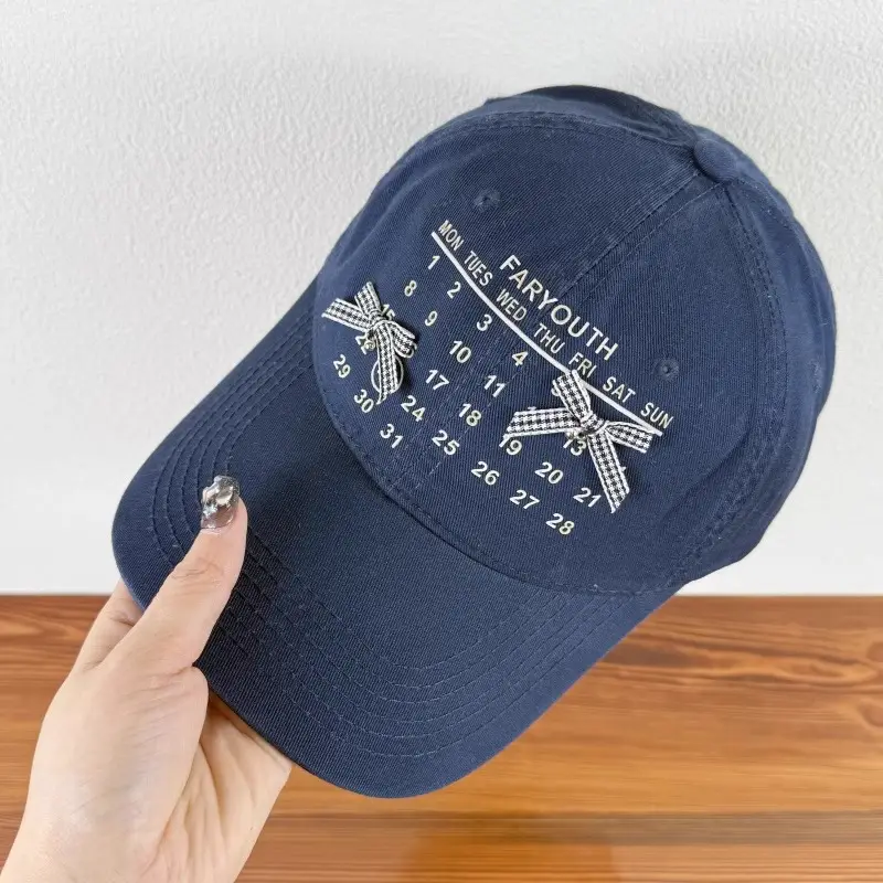 Black Korean Style Butterfly Digital Cap for Women — feature 12