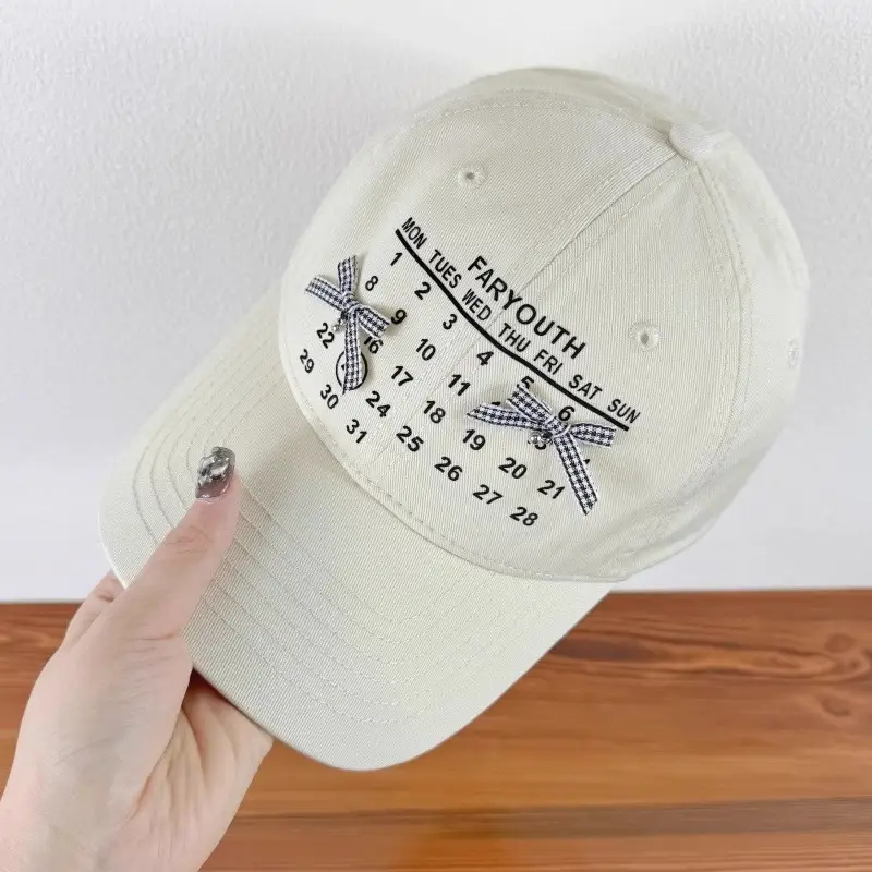 Black Korean Style Butterfly Digital Cap for Women — feature 9