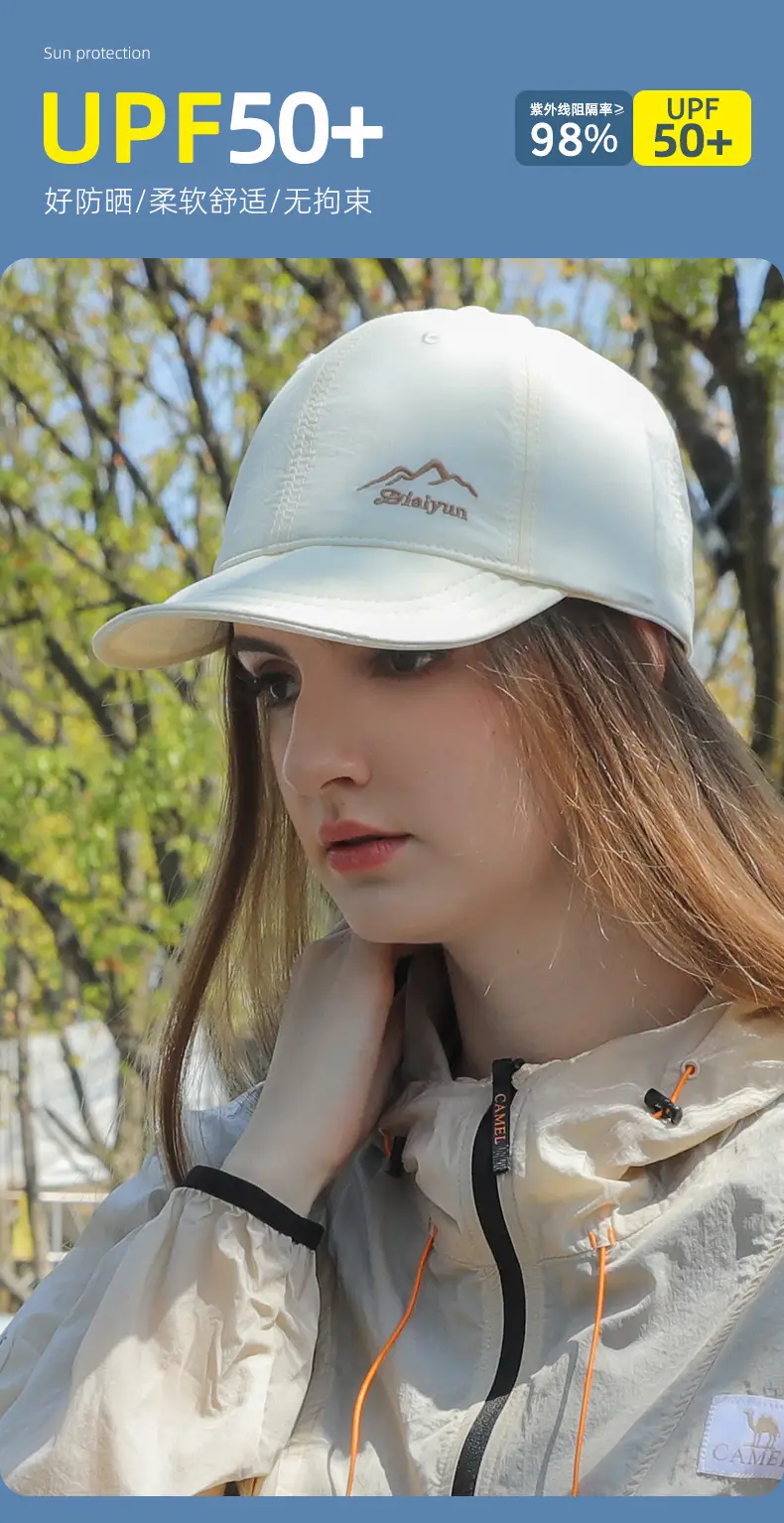Ultra-Light Sports Sun Hat for Men Women White — feature 6