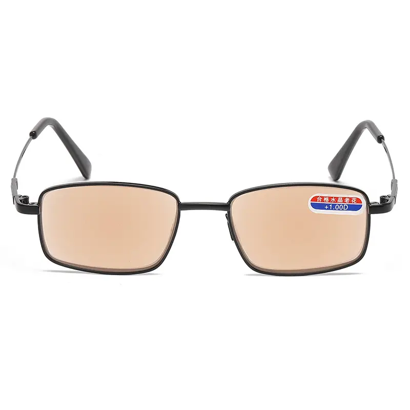 Memory Titanium Crystal Sun Reading Glasses for Middle-Aged & Elderly - Image 6
