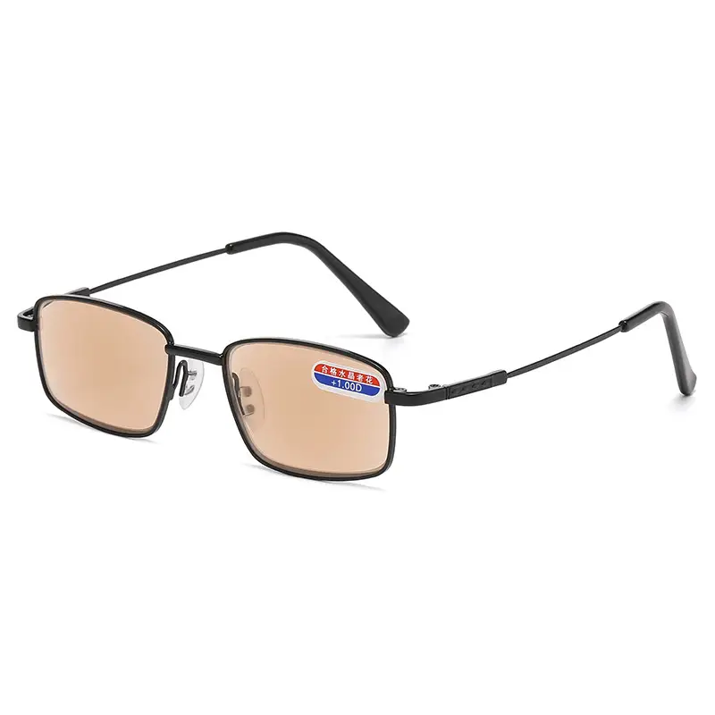Memory Titanium Crystal Sun Reading Glasses for Middle-Aged & Elderly