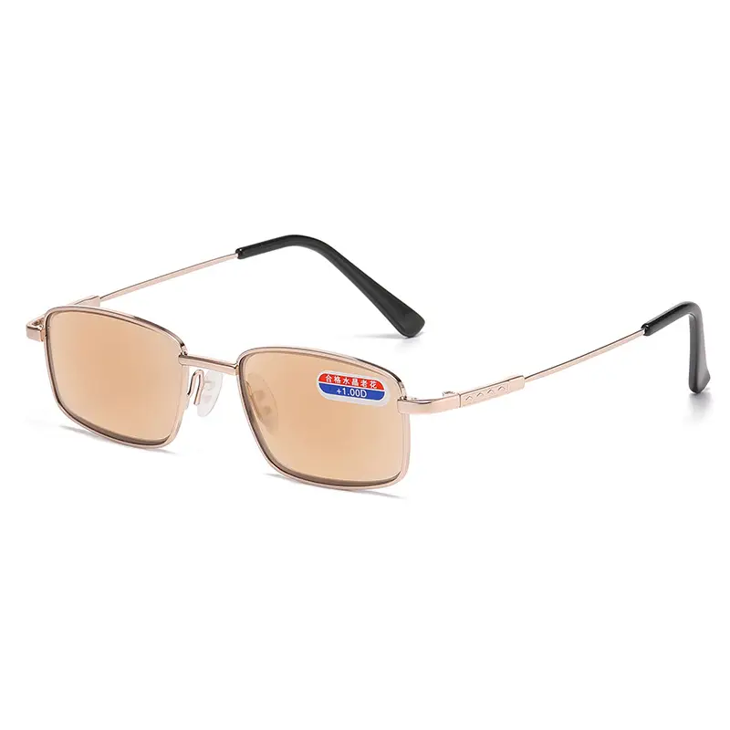 Memory Titanium Crystal Sun Reading Glasses for Middle-Aged & Elderly - Image 2