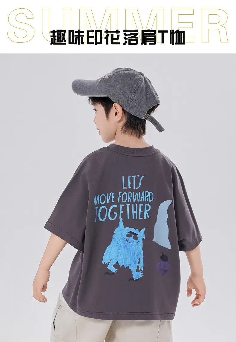 Boys T-Shirt Cartoon Print Medium Large Summer Wear 2025 — feature 1