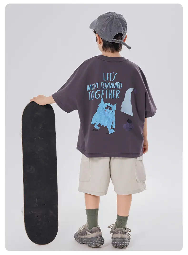 Boys T-Shirt Cartoon Print Medium Large Summer Wear 2025 — feature 6
