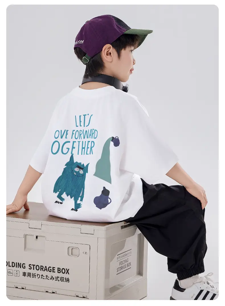 Boys T-Shirt Cartoon Print Medium Large Summer Wear 2025 — feature 9