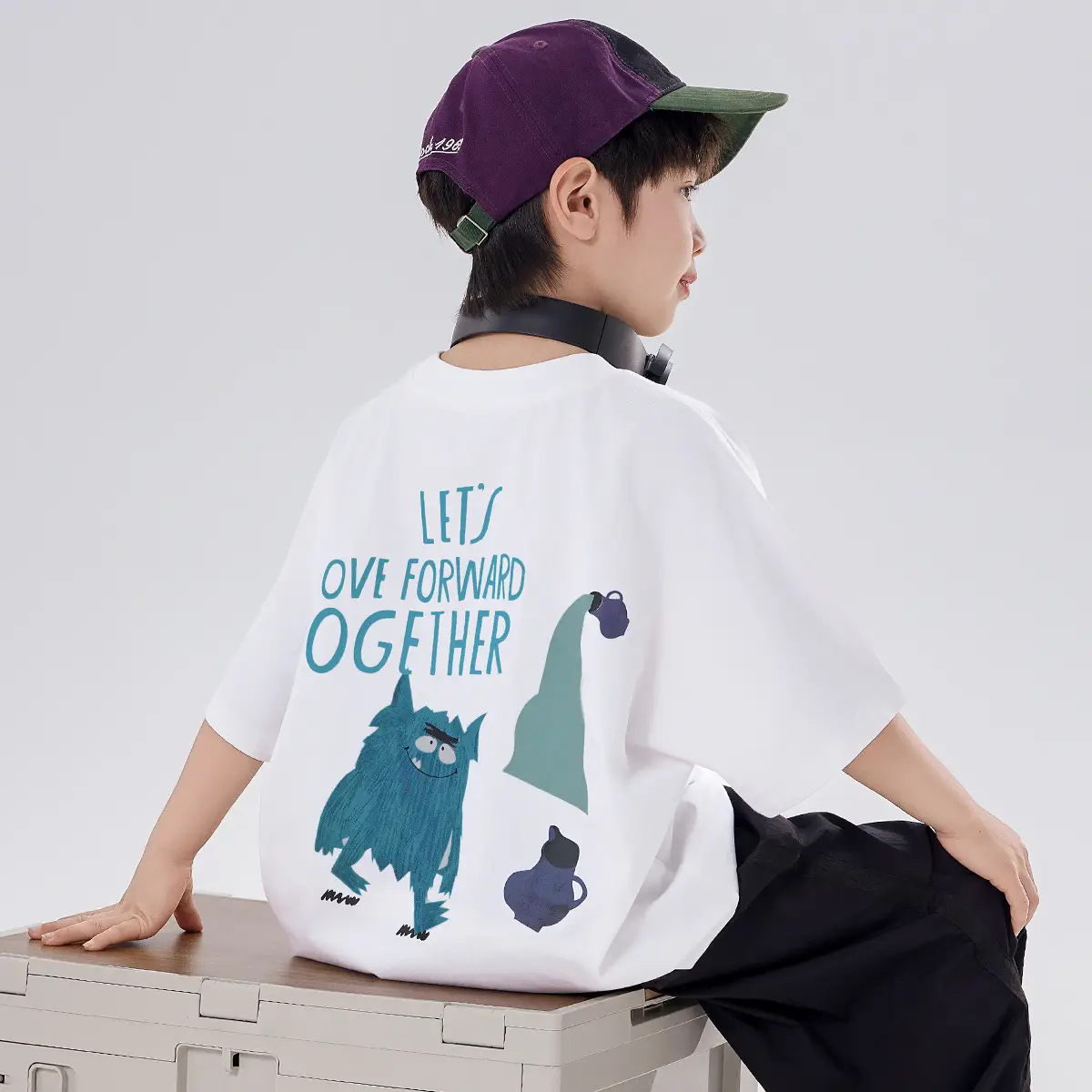 Boys T-Shirt Cartoon Print Medium Large Summer Wear 2025