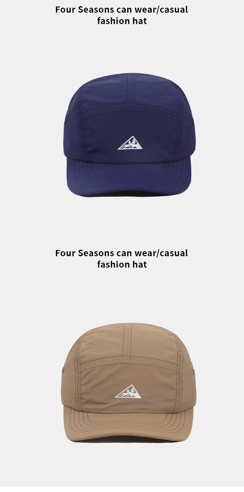Green Peaked Baseball Cap for Women Men — feature 12
