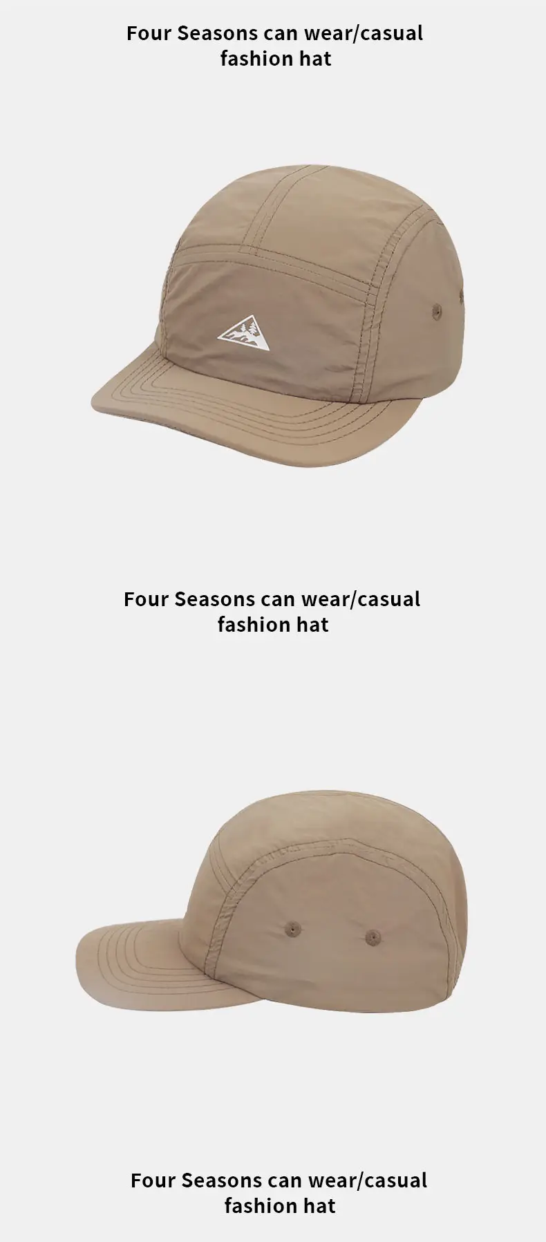 Green Peaked Baseball Cap for Women Men — feature 13