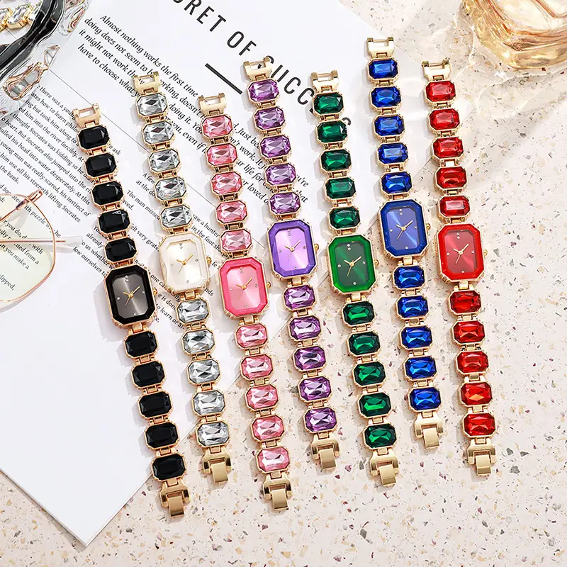 Xiaobingtang Watch Women's 2024 New Women's Watch Women's Watch Accessible Luxury Niche Women's Elegant High Appearance Full of Diamonds
