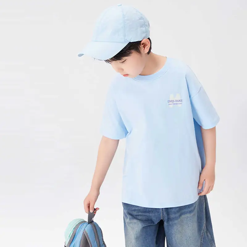 Kids Ball Fair T-Shirt White Green Cotton Summer - Image 6