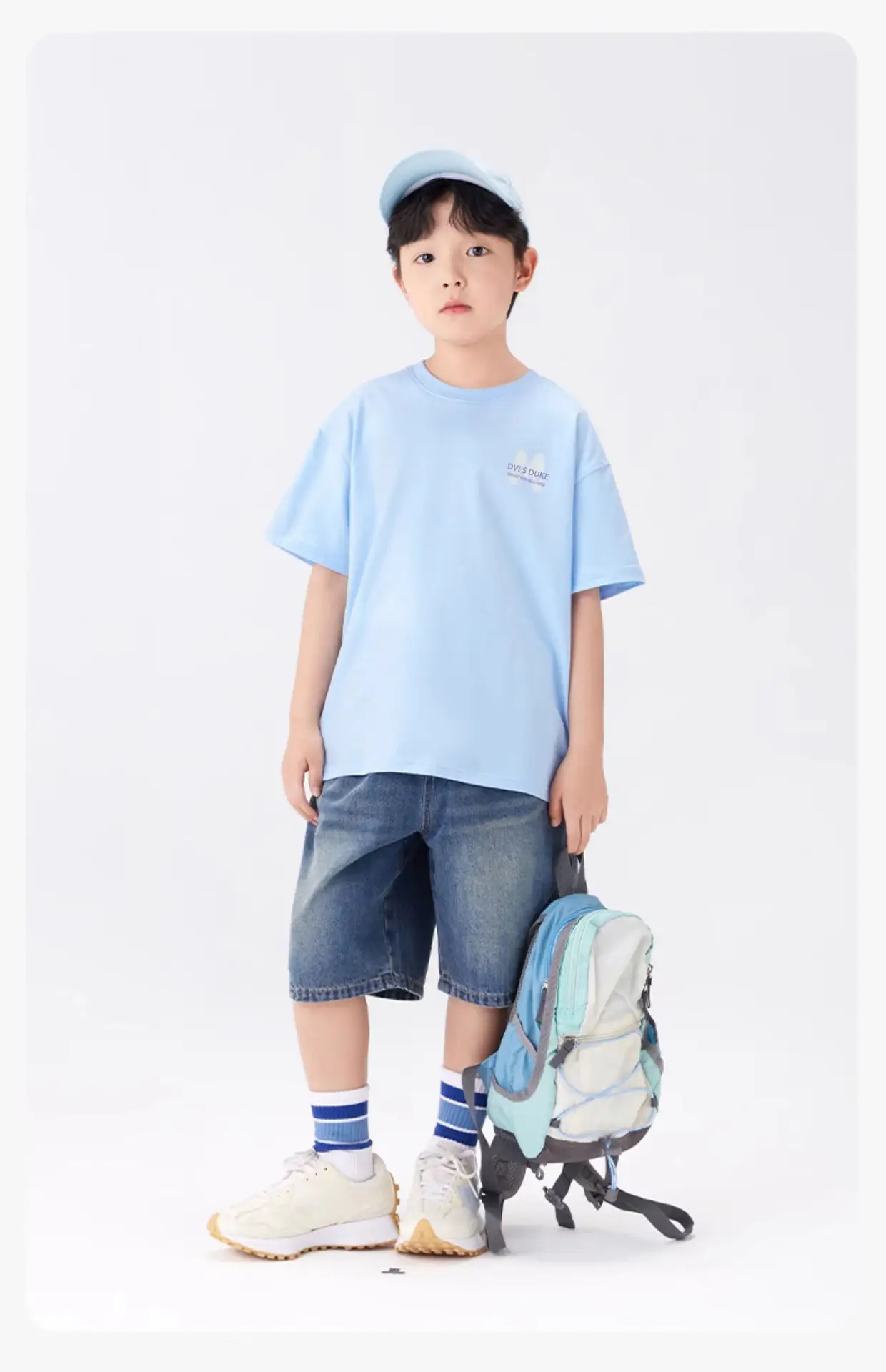 Kids Ball Fair T-Shirt White Green Cotton Summer — feature 23
