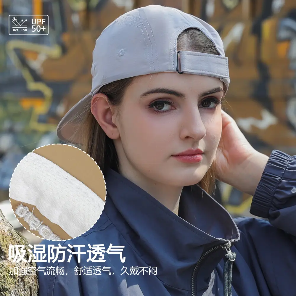 Summer Thin Duckbill Sun Protection Hat with Large Brim - Image 10