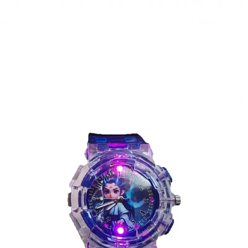 Ao Bing Nezha Luminous Cartoon Watch for Kids
