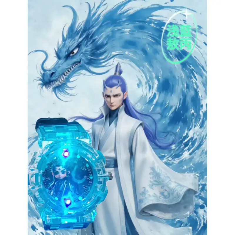 Ao Bing Nezha Luminous Cartoon Watch for Kids