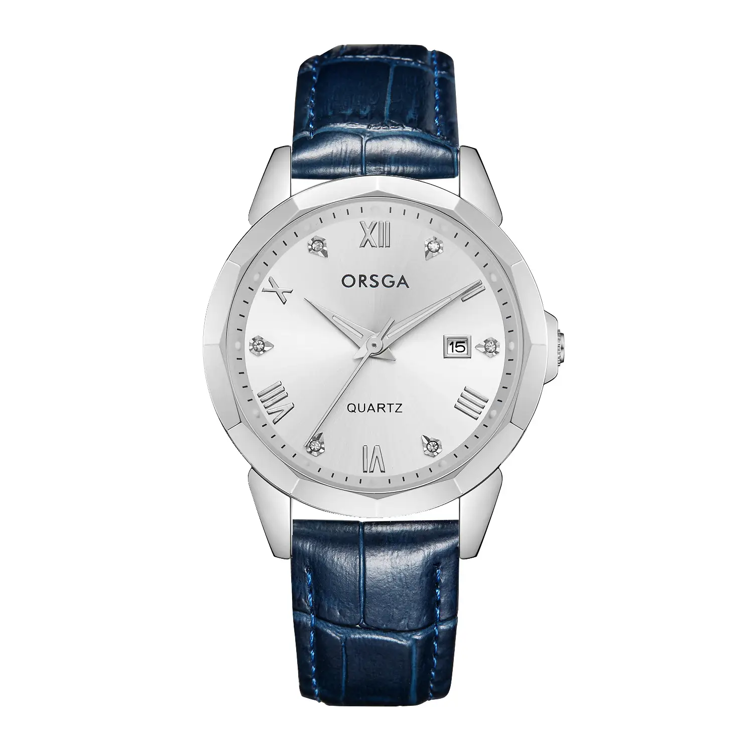 Orsga Gold Roman Dial Quartz Watch for Men - Image 19
