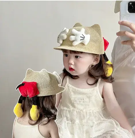 Duck Cap Baby Sun Hat with Duck Embroidery - Image 4