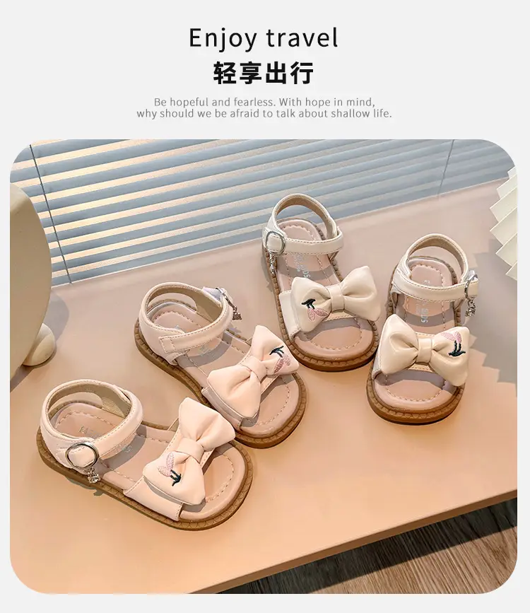 Children Korean Bow Sandals 2025 Summer — feature 1