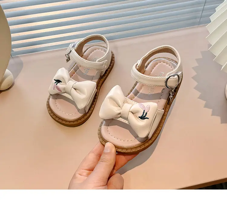 Children Korean Bow Sandals 2025 Summer — feature 10