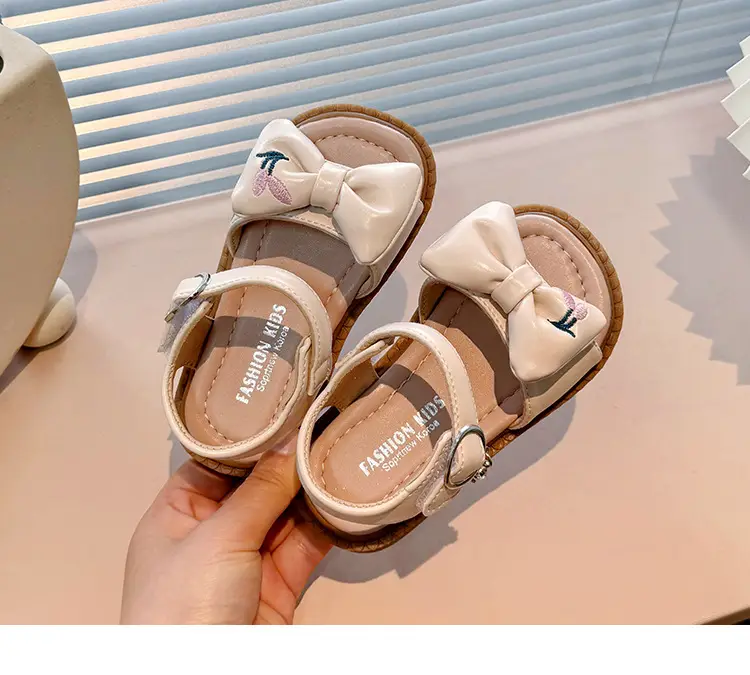 Children Korean Bow Sandals 2025 Summer — feature 11