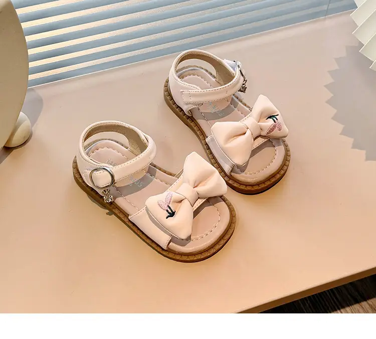 Children Korean Bow Sandals 2025 Summer — feature 12