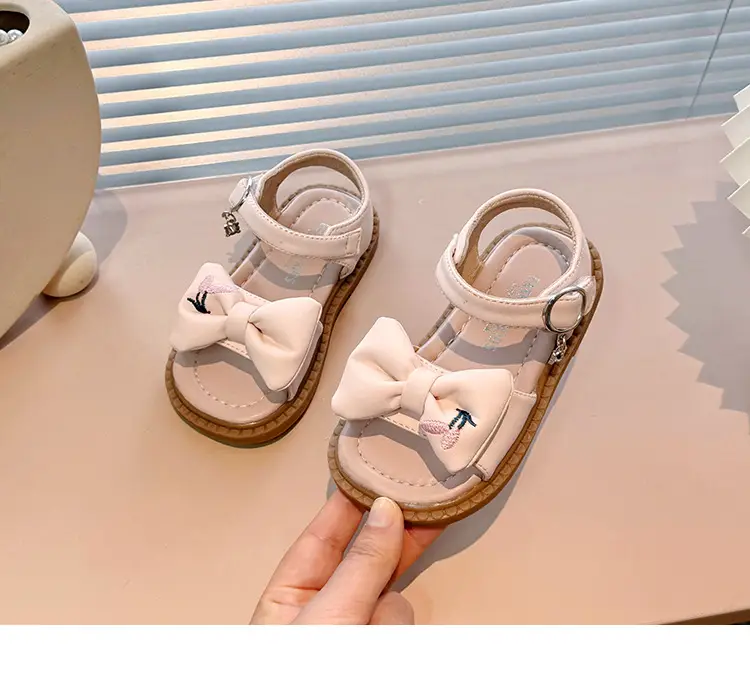 Children Korean Bow Sandals 2025 Summer — feature 15