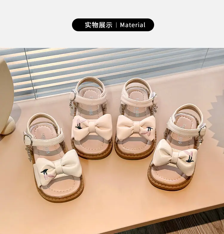 Children Korean Bow Sandals 2025 Summer — feature 6